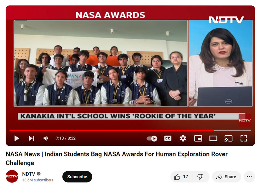 NASA_NDTV_interview