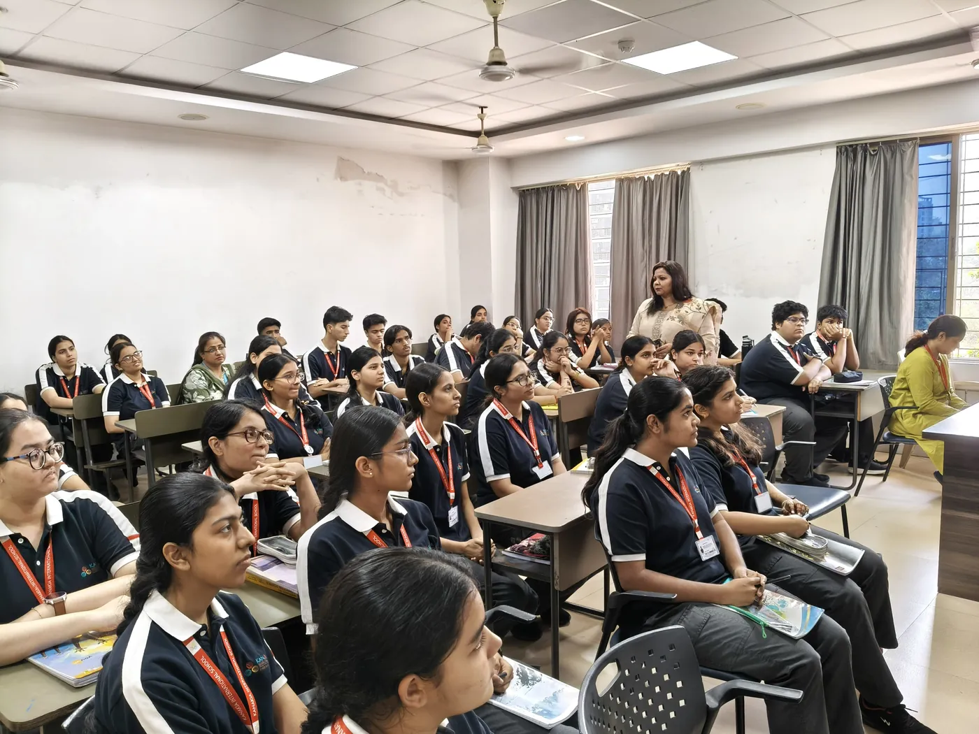 ISC students in class at Kanakia International School
