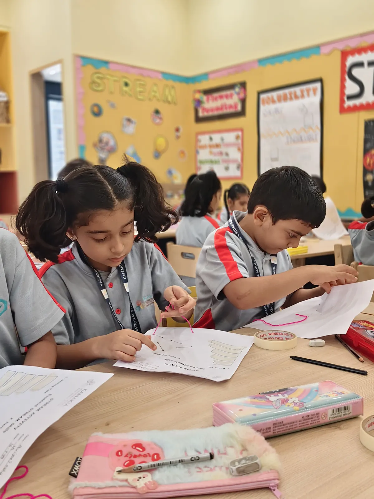 Classroom drawing activity
