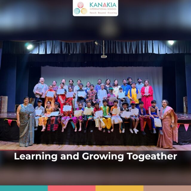 Grade 2 learners' assembly on the six IB transdisciplinary themes under the yearly theme Excellence with Equity