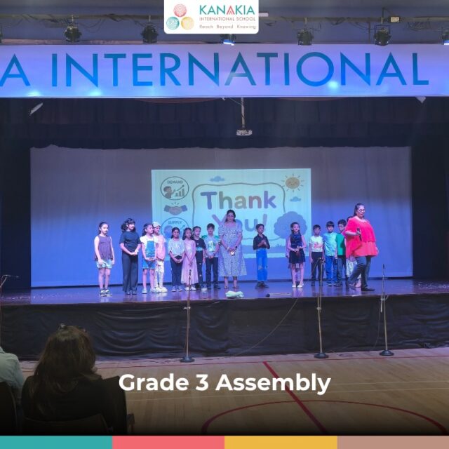 Grade 3 learners' assembly on the Demand and Supply of the Body