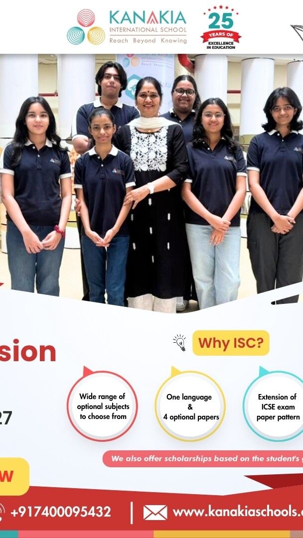 ISC admissions open for 2026-27 at Kanakia International School, CISCE Mira Road