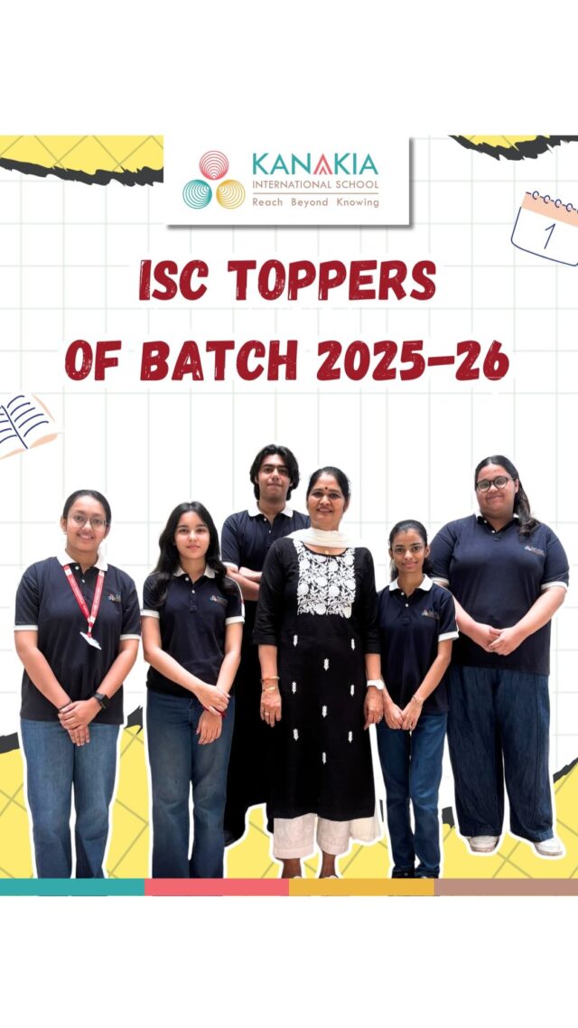 Celebrating our ISC toppers for academic year 2025-26