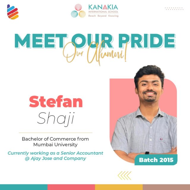 Alumni Spotlight: Mr. Stefan Shaji, Class of 2015